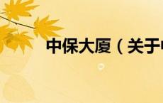 中保大厦（关于中保大厦的介绍）