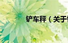 铲车秤（关于铲车秤的介绍）