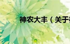 神农大丰（关于神农大丰的介绍）