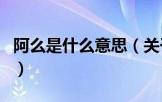 阿么是什么意思（关于阿么是什么意思的介绍）