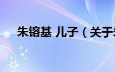 朱镕基 儿子（关于朱镕基 儿子的介绍）