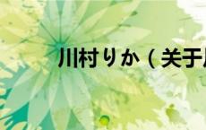 川村りか（关于川村りか的介绍）