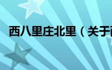 西八里庄北里（关于西八里庄北里的介绍）