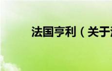 法国亨利（关于法国亨利的介绍）