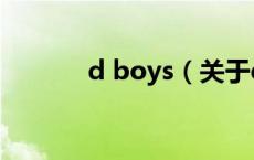 d boys（关于d boys的介绍）