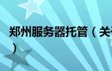 郑州服务器托管（关于郑州服务器托管的介绍）