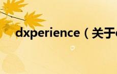 dxperience（关于dxperience的介绍）