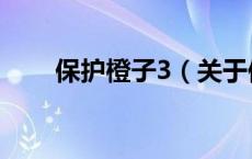 保护橙子3（关于保护橙子3的介绍）