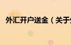 外汇开户送金（关于外汇开户送金的介绍）
