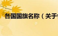 各国国旗名称（关于各国国旗名称的介绍）