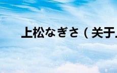 上松なぎさ（关于上松なぎさ的介绍）