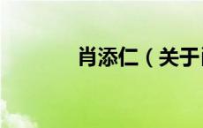 肖添仁（关于肖添仁的介绍）