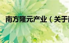 南方隆元产业（关于南方隆元产业的介绍）
