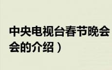 中央电视台春节晚会（关于中央电视台春节晚会的介绍）