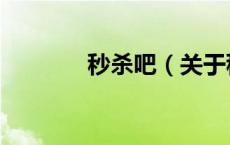 秒杀吧（关于秒杀吧的介绍）