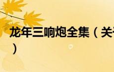 龙年三响炮全集（关于龙年三响炮全集的介绍）