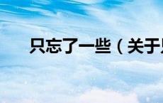 只忘了一些（关于只忘了一些的介绍）