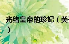 光绪皇帝的珍妃（关于光绪皇帝的珍妃的介绍）
