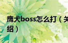 鹰犬boss怎么打（关于鹰犬boss怎么打的介绍）