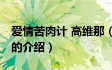 爱情苦肉计 高维那（关于爱情苦肉计 高维那的介绍）