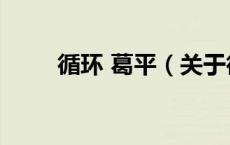 循环 葛平（关于循环 葛平的介绍）
