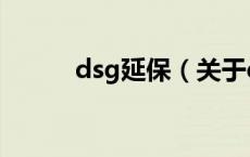 dsg延保（关于dsg延保的介绍）
