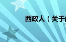 西政人（关于西政人的介绍）