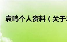 袁鸣个人资料（关于袁鸣个人资料的介绍）