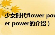 少女时代flower power（关于少女时代flower power的介绍）