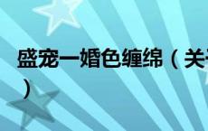 盛宠一婚色缠绵（关于盛宠一婚色缠绵的介绍）