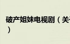 破产姐妹电视剧（关于破产姐妹电视剧的介绍）