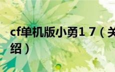 cf单机版小勇1 7（关于cf单机版小勇1 7的介绍）