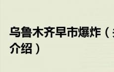 乌鲁木齐早市爆炸（关于乌鲁木齐早市爆炸的介绍）