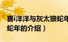 喜i洋洋与灰太狼蛇年（关于喜i洋洋与灰太狼蛇年的介绍）