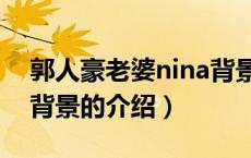 郭人豪老婆nina背景（关于郭人豪老婆nina背景的介绍）