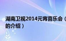 湖南卫视2014元宵喜乐会（关于湖南卫视2014元宵喜乐会的介绍）
