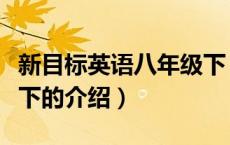 新目标英语八年级下（关于新目标英语八年级下的介绍）
