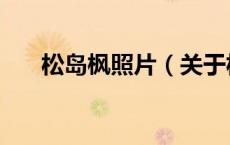 松岛枫照片（关于松岛枫照片的介绍）