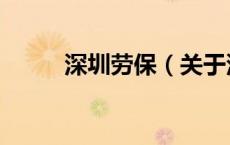 深圳劳保（关于深圳劳保的介绍）