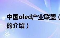 中国oled产业联盟（关于中国oled产业联盟的介绍）