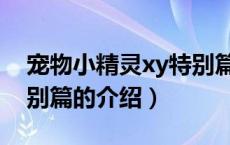 宠物小精灵xy特别篇（关于宠物小精灵xy特别篇的介绍）