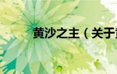 黄沙之主（关于黄沙之主的介绍）