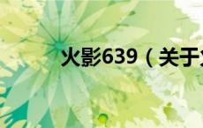 火影639（关于火影639的介绍）