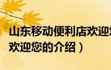 山东移动便利店欢迎您（关于山东移动便利店欢迎您的介绍）
