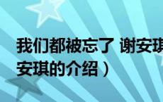 我们都被忘了 谢安琪（关于我们都被忘了 谢安琪的介绍）