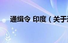 通缉令 印度（关于通缉令 印度的介绍）