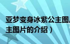 亚梦变身冰紫公主图片（关于亚梦变身冰紫公主图片的介绍）