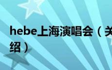 hebe上海演唱会（关于hebe上海演唱会的介绍）