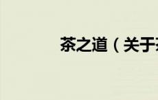 茶之道（关于茶之道的介绍）