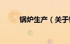 锅炉生产（关于锅炉生产的介绍）